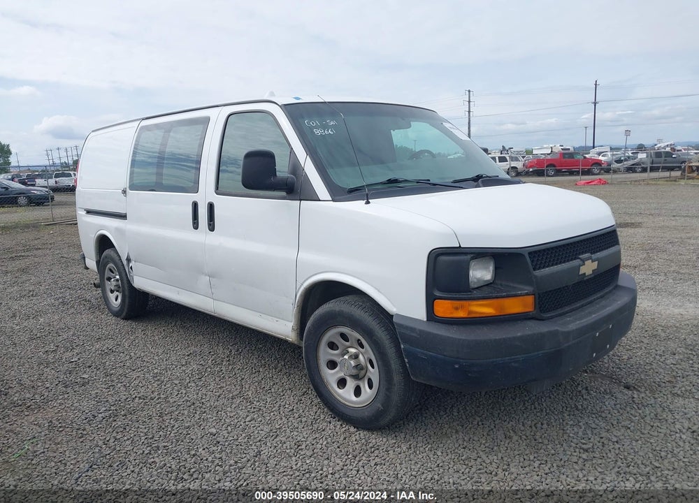 2013 CHEVROLET EXPRESS 1500 WORK VAN VIN: 1GCSGAFXXD1160076