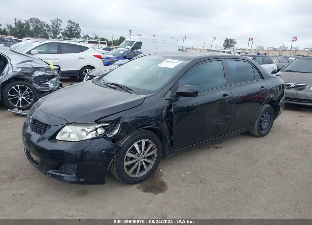 2009 TOYOTA COROLLA LE VIN: JTDBL40E69J043896