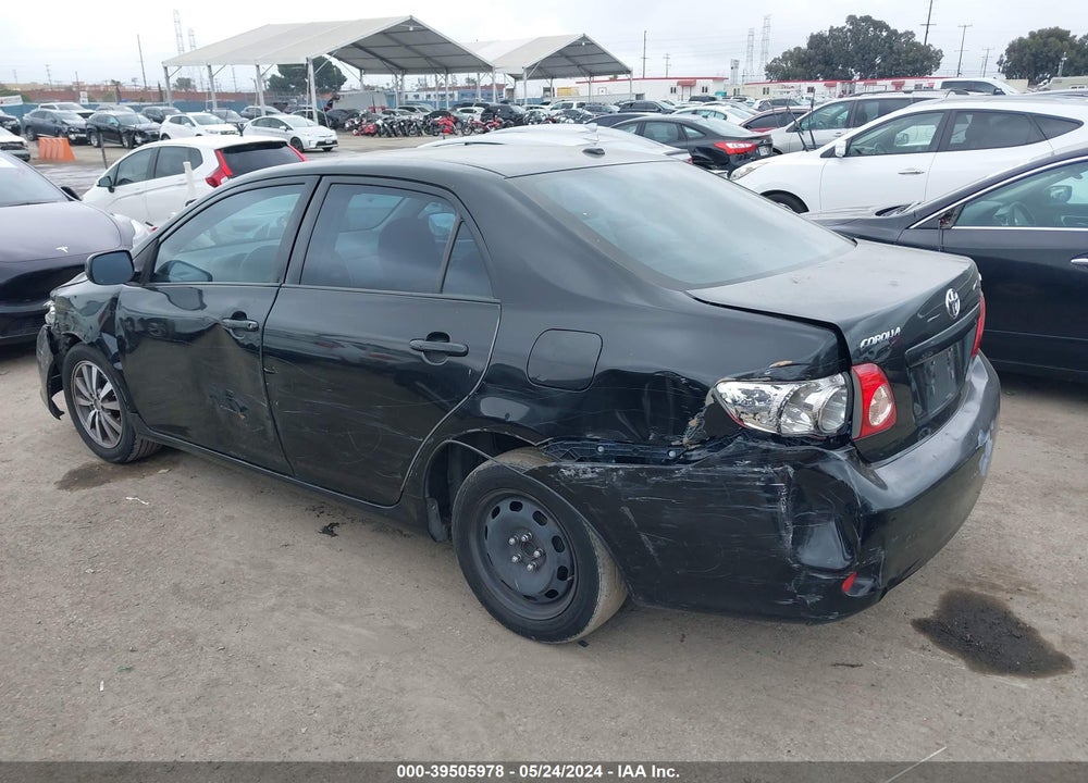 2009 TOYOTA COROLLA LE VIN: JTDBL40E69J043896