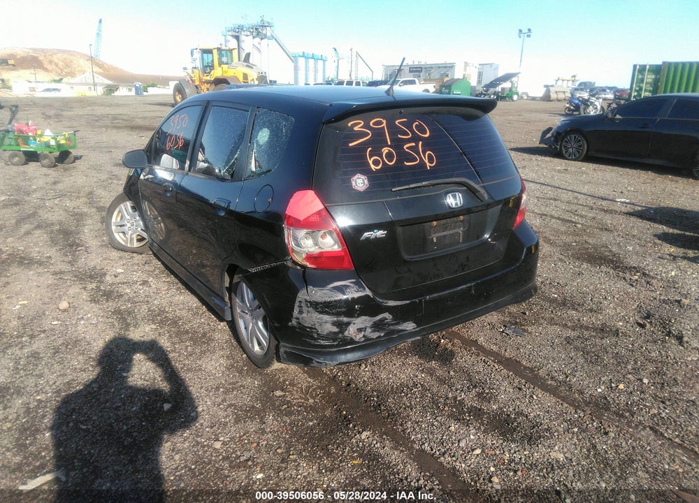 2008 HONDA FIT SPORT VIN: JHMGD38668S002525