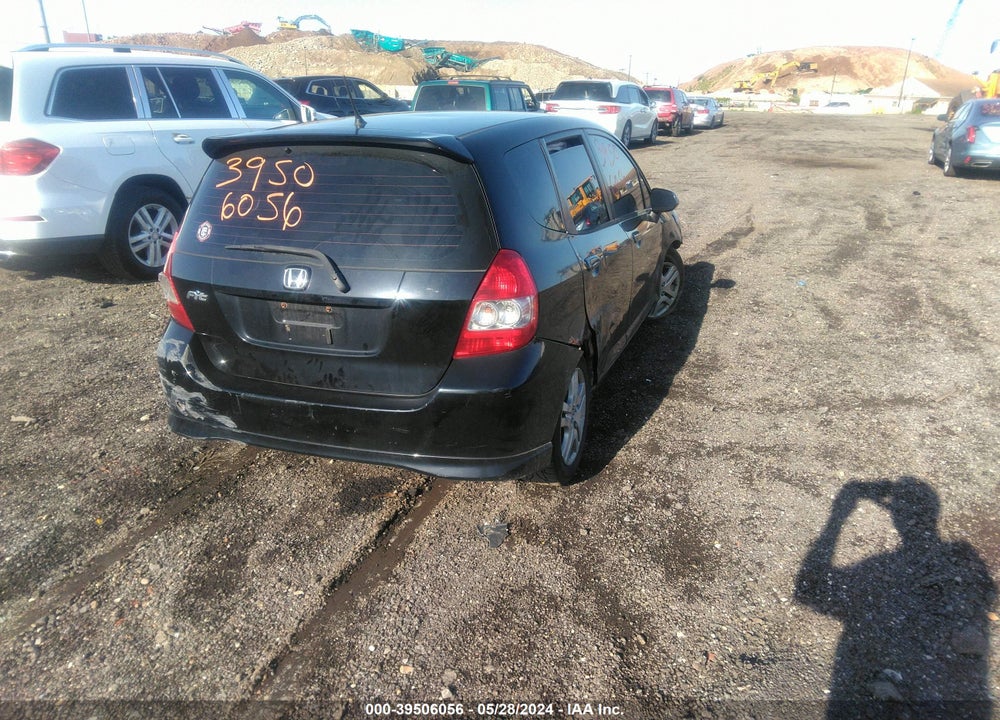 2008 HONDA FIT SPORT VIN: JHMGD38668S002525