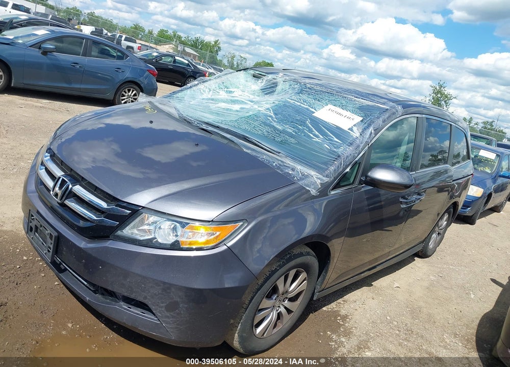 2015 HONDA ODYSSEY EX-L VIN: 5FNRL5H60FB114188