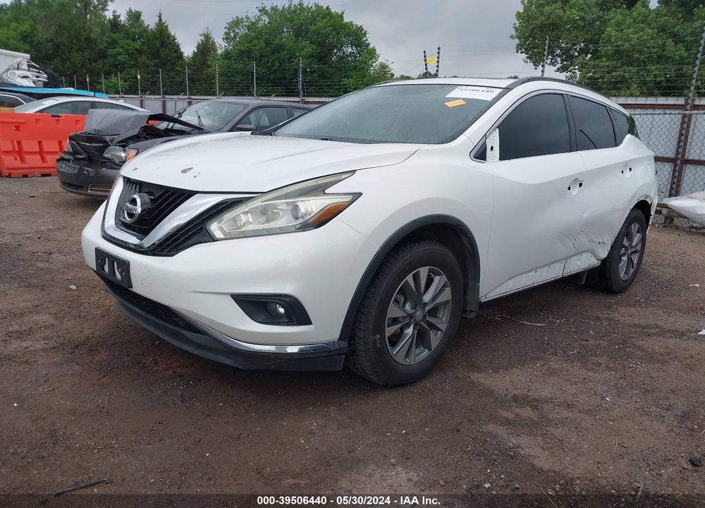 2015 NISSAN MURANO SV VIN: 5N1AZ2MG4FN222707