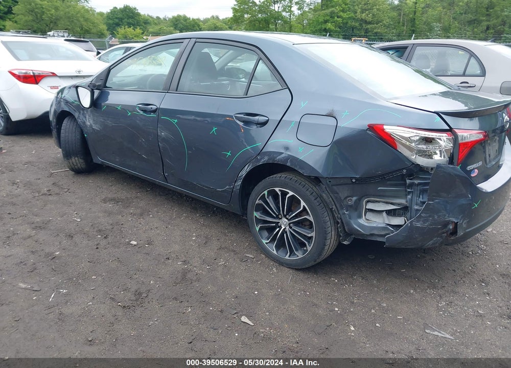 2016 TOYOTA COROLLA S PLUS VIN: 2T1BURHE5GC657121