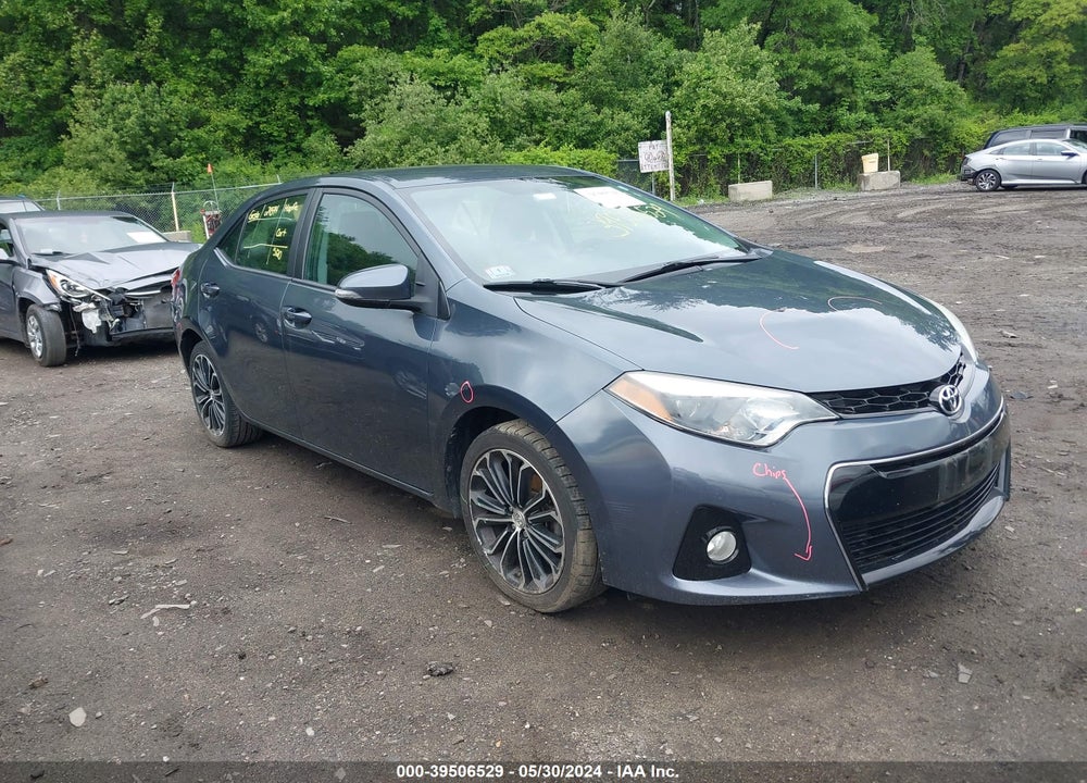 2016 TOYOTA COROLLA S PLUS VIN: 2T1BURHE5GC657121