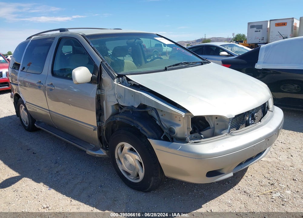 2002 TOYOTA SIENNA LE VIN: 4T3ZF13C82U447644