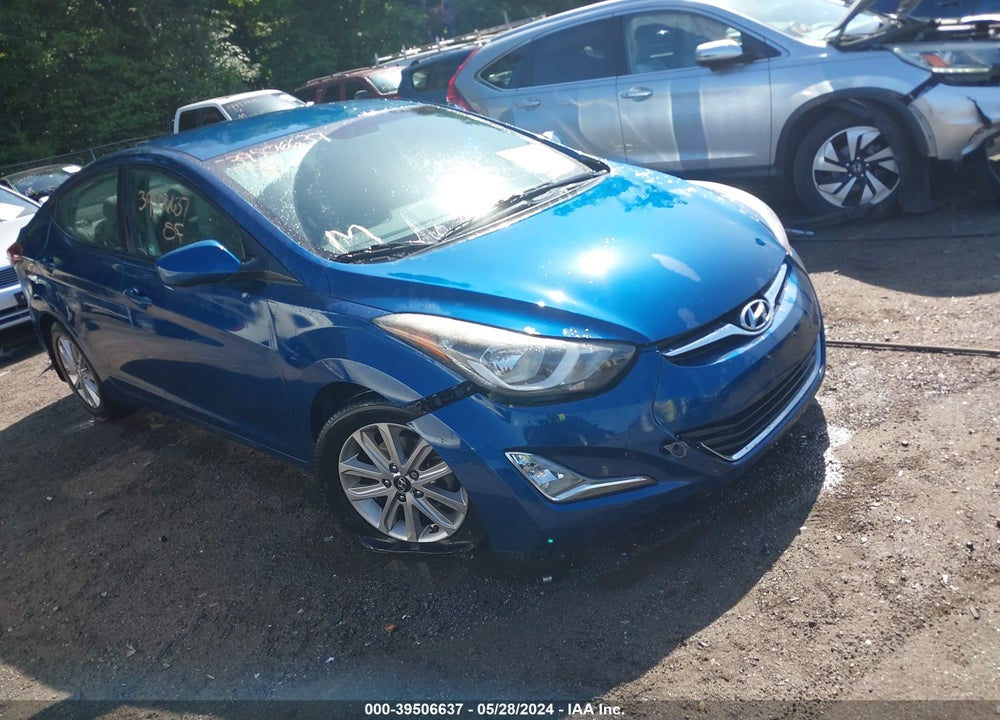 2016 HYUNDAI ELANTRA SE VIN: KMHDH4AE3GU618326
