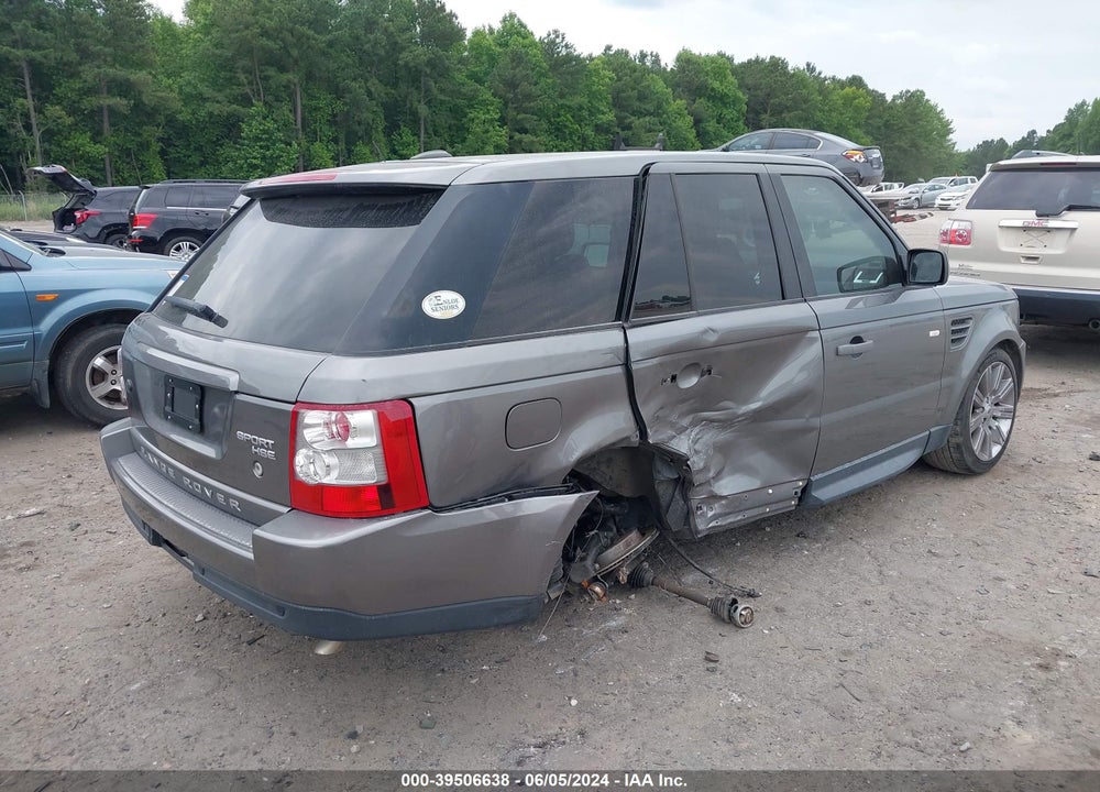 2009 LAND ROVER RANGE ROVER SPORT HSE VIN: SALSF25479A214515