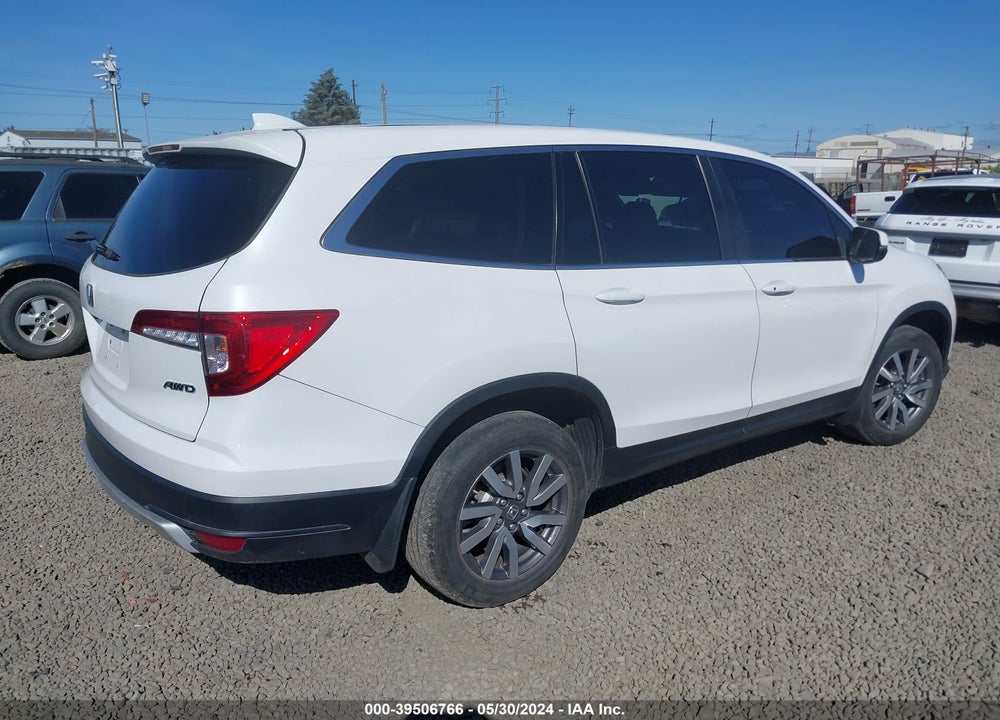 2021 HONDA PILOT AWD EX-L VIN: 5FNYF6H57MB026753