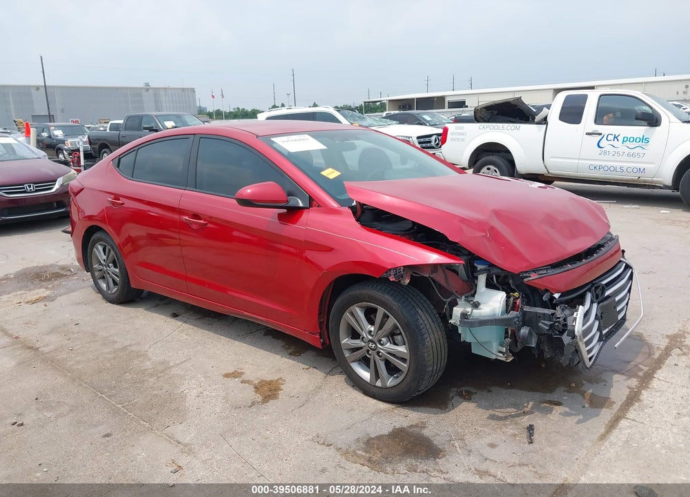 2017 HYUNDAI ELANTRA SE VIN: 5NPD84LFXHH018473