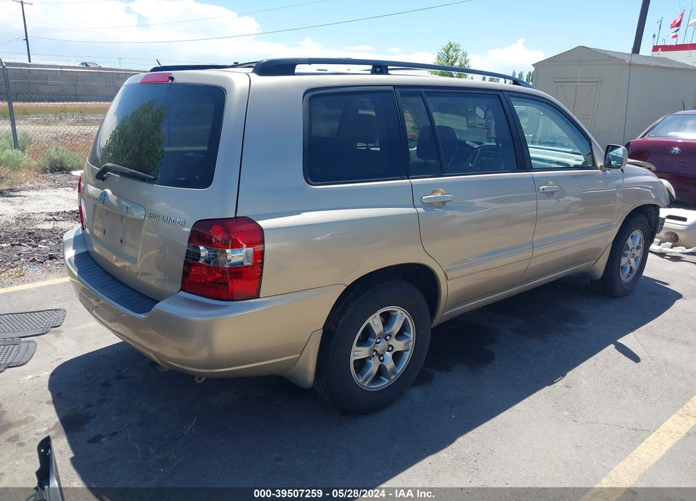 2005 TOYOTA HIGHLANDER V6 VIN: JTEDP21A450056249