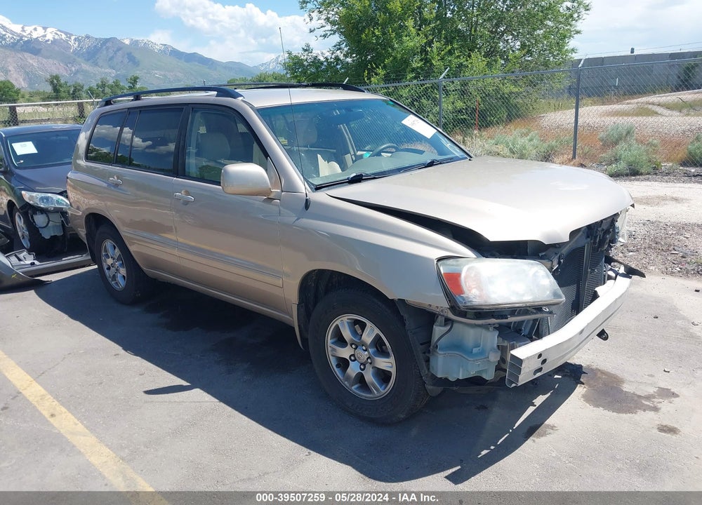2005 TOYOTA HIGHLANDER V6 VIN: JTEDP21A450056249