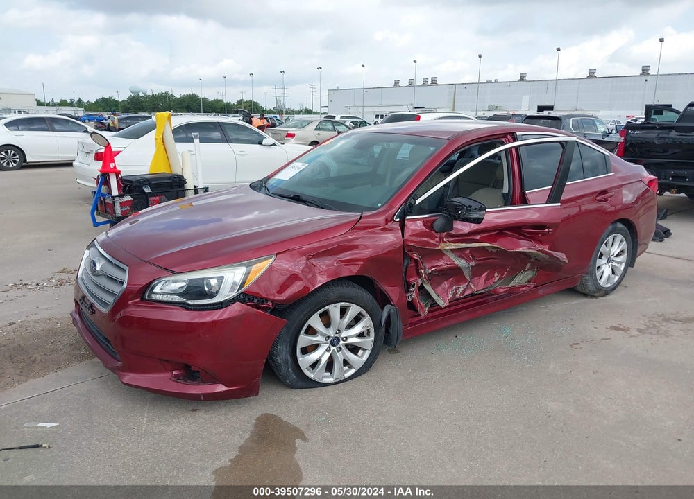 2016 SUBARU LEGACY 2.5I PREMIUM VIN: 4S3BNBF61G3042476