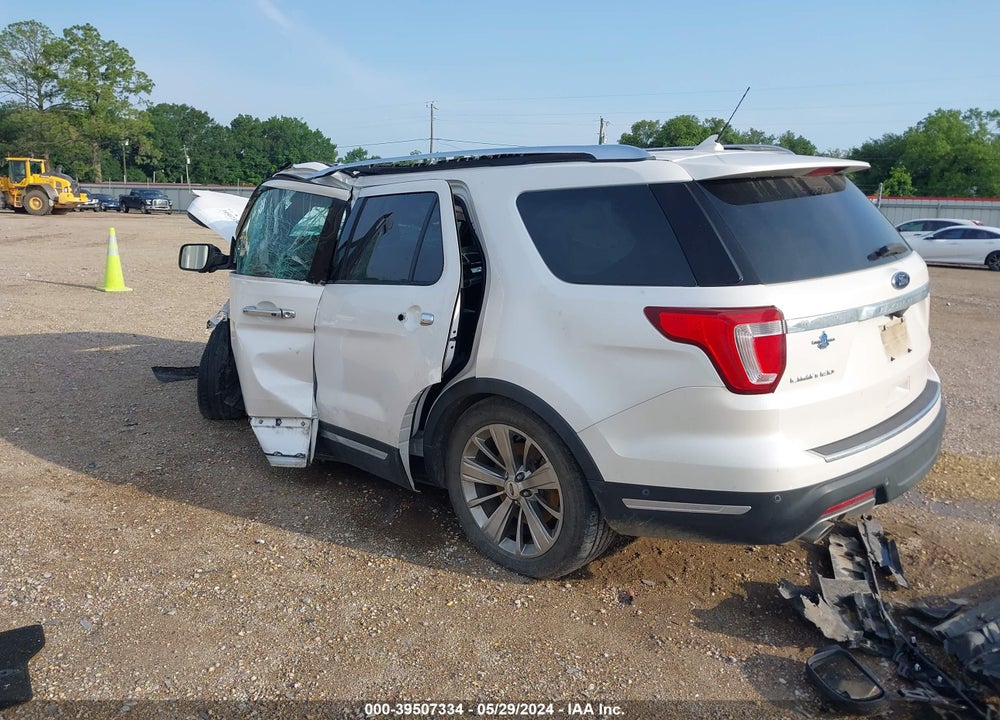 2018 FORD EXPLORER LIMITED VIN: 1FM5K7F88JGB84789