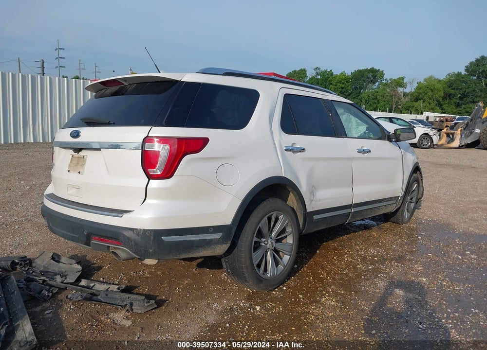 2018 FORD EXPLORER LIMITED VIN: 1FM5K7F88JGB84789