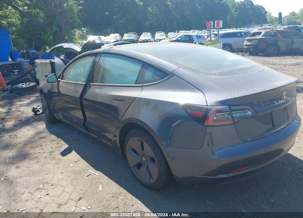 2022 TESLA MODEL 3 LONG RANGE DUAL MOTOR ALL-WHEEL DRIVE VIN: 5YJ3E1EB5NF109111