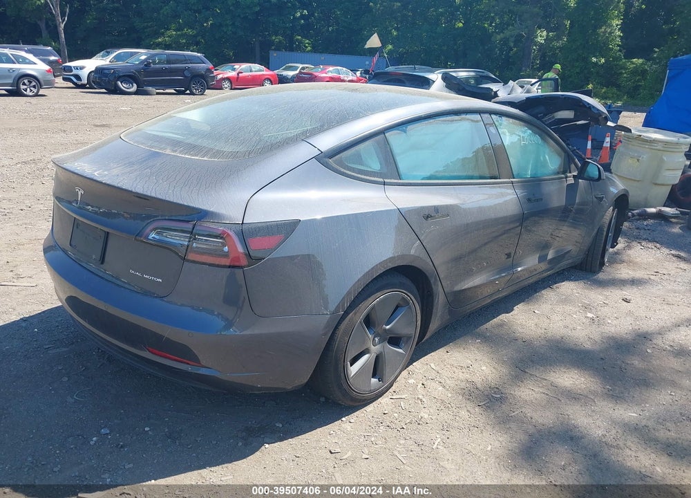 2022 TESLA MODEL 3 LONG RANGE DUAL MOTOR ALL-WHEEL DRIVE VIN: 5YJ3E1EB5NF109111