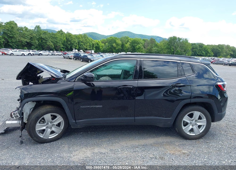 2022 JEEP COMPASS LATITUDE FWD VIN: 3C4NJCBB5NT106490