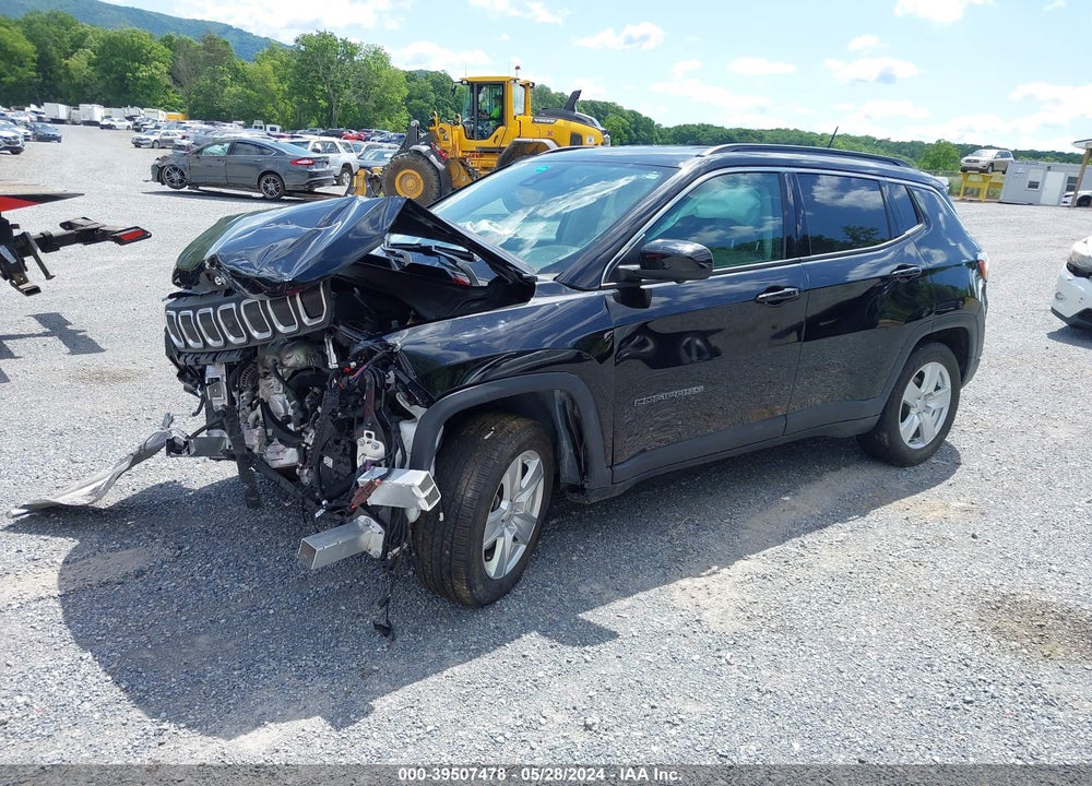 2022 JEEP COMPASS LATITUDE FWD VIN: 3C4NJCBB5NT106490