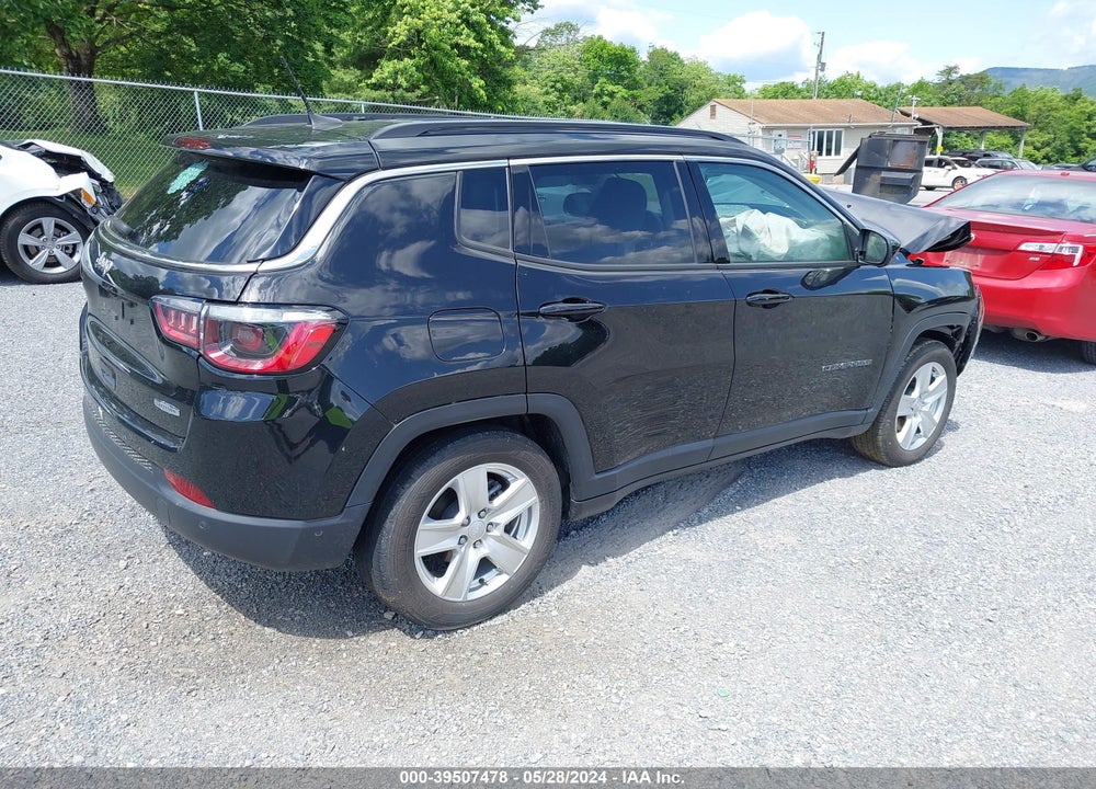 2022 JEEP COMPASS LATITUDE FWD VIN: 3C4NJCBB5NT106490