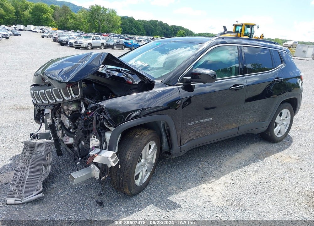 2022 JEEP COMPASS LATITUDE FWD VIN: 3C4NJCBB5NT106490