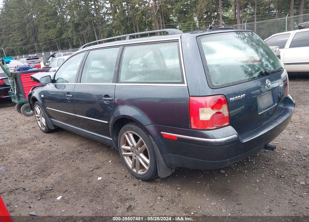 2003 VOLKSWAGEN PASSAT GLS VIN: WVWVD63B63E460832