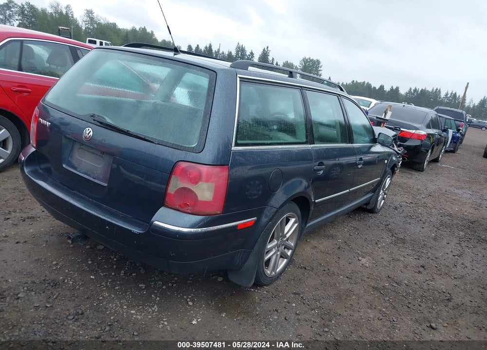 2003 VOLKSWAGEN PASSAT GLS VIN: WVWVD63B63E460832