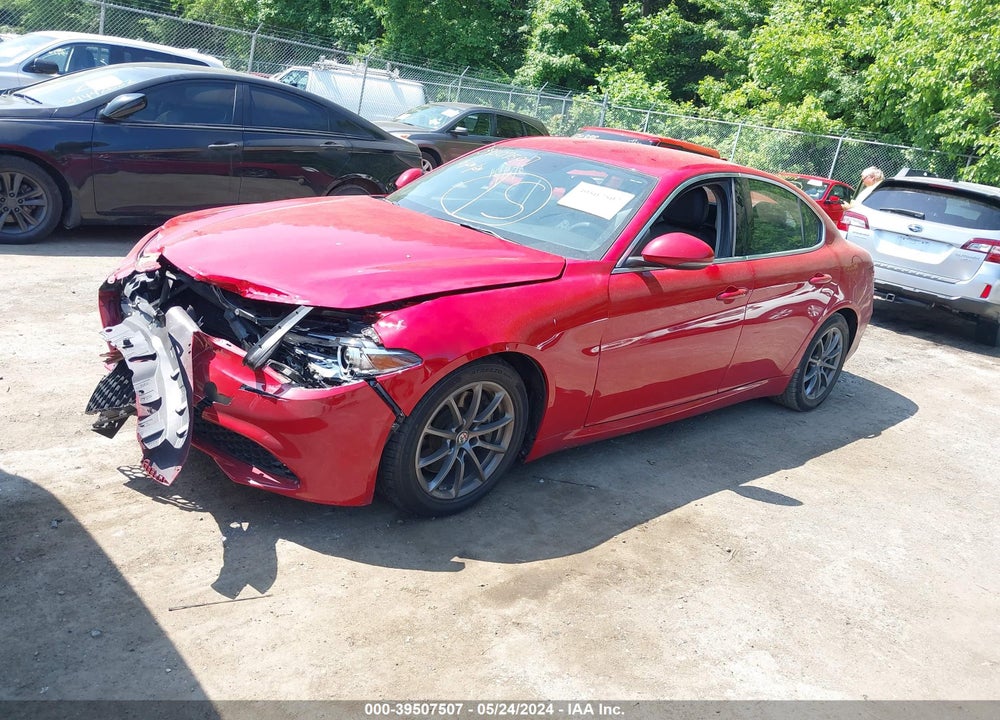 2018 ALFA ROMEO GIULIA RWD VIN: ZARFAEBN8J7566290