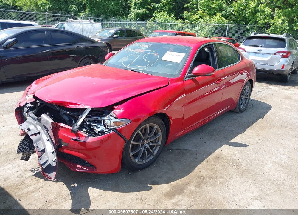 2018 ALFA ROMEO GIULIA RWD VIN: ZARFAEBN8J7566290
