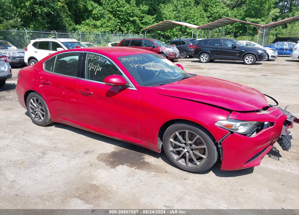 2018 ALFA ROMEO GIULIA RWD VIN: ZARFAEBN8J7566290