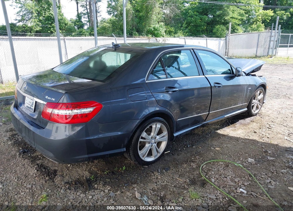 2012 MERCEDES-BENZ E 350 4MATIC VIN: WDDHF8JBXCA522686