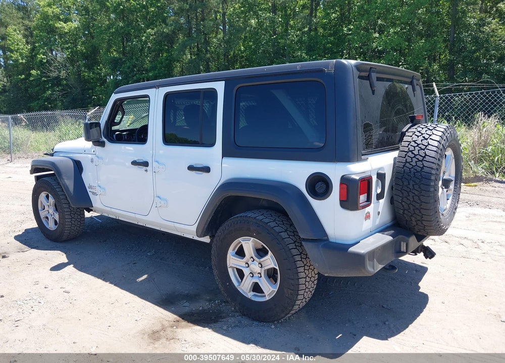 2020 JEEP WRANGLER UNLIMITED SPORT S 4X4 VIN: 1C4HJXDN9LW194138