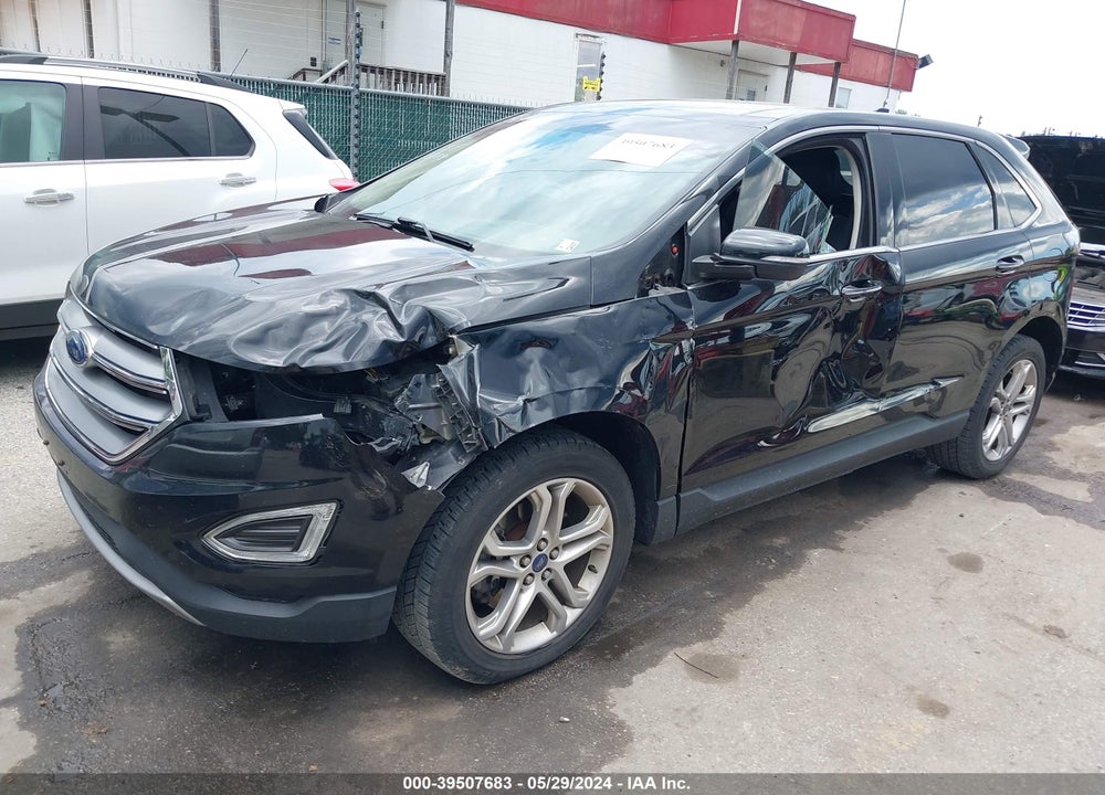 2018 FORD EDGE TITANIUM VIN: 2FMPK4K96JBB19534