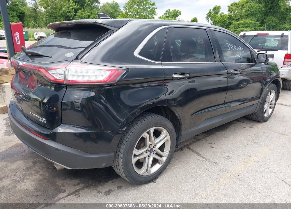 2018 FORD EDGE TITANIUM VIN: 2FMPK4K96JBB19534