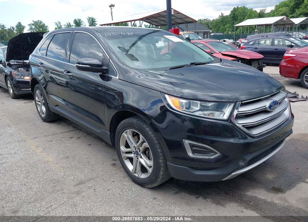 2018 FORD EDGE TITANIUM VIN: 2FMPK4K96JBB19534