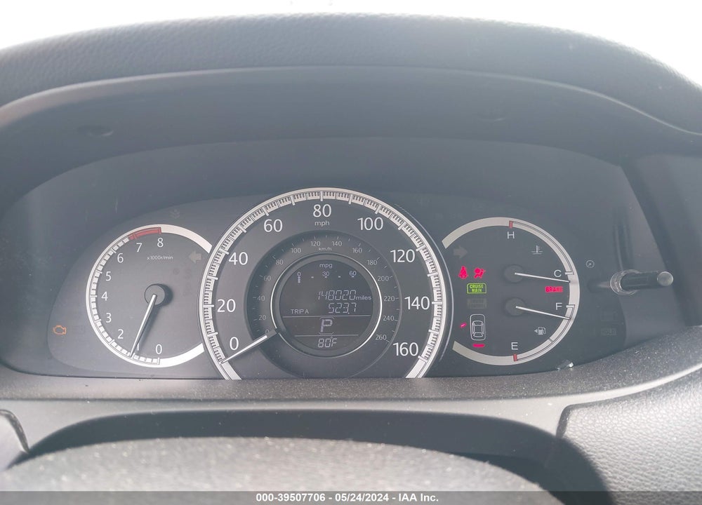 2013 HONDA ACCORD EX-L V-6 VIN: 1HGCR3F87DA031216