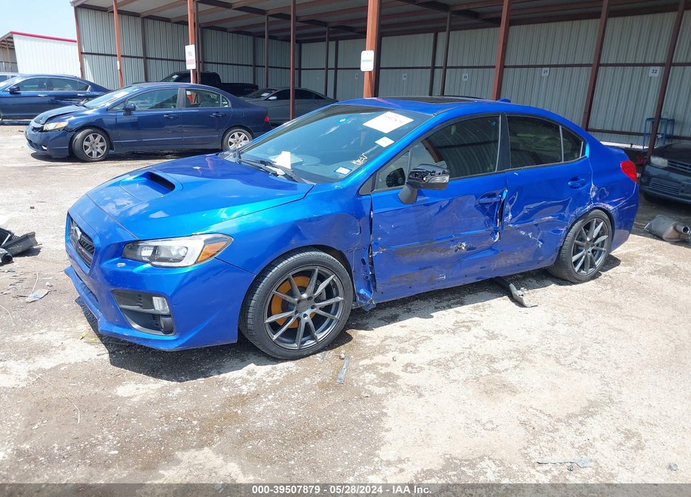 2016 SUBARU WRX LIMITED VIN: JF1VA1L68G9812831