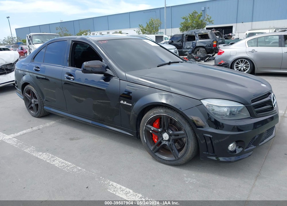 2008 MERCEDES-BENZ C 63 AMG VIN: WDDGF77X08F166218