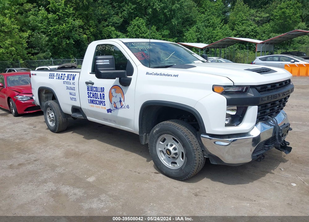 2021 CHEVROLET SILVERADO 2500HD 4WD REGULAR CAB LONG BED WT VIN: 1GC3YLE74MF184634