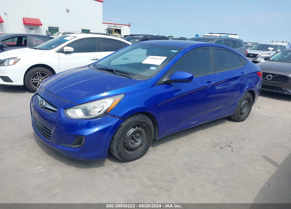 2013 HYUNDAI ACCENT GLS VIN: KMHCT4AE1DU410385