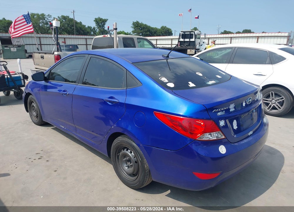 2013 HYUNDAI ACCENT GLS VIN: KMHCT4AE1DU410385