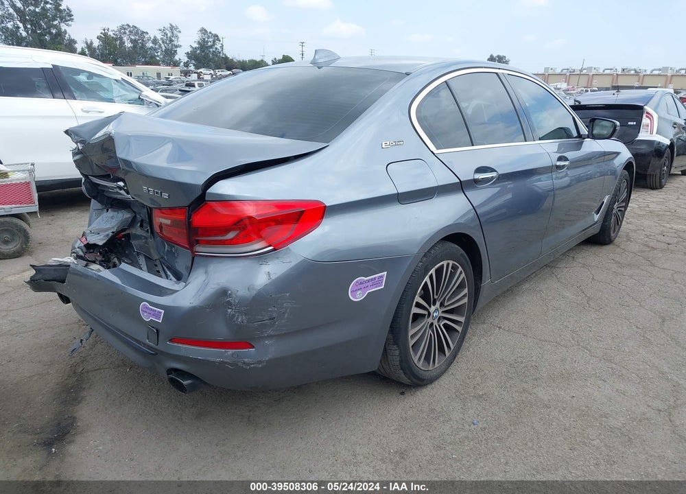 2018 BMW 530E IPERFORMANCE VIN: WBAJA9C50JB253092