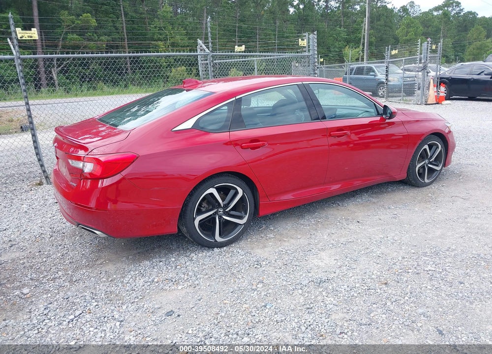 2020 HONDA ACCORD SPORT VIN: 1HGCV1F38LA074398