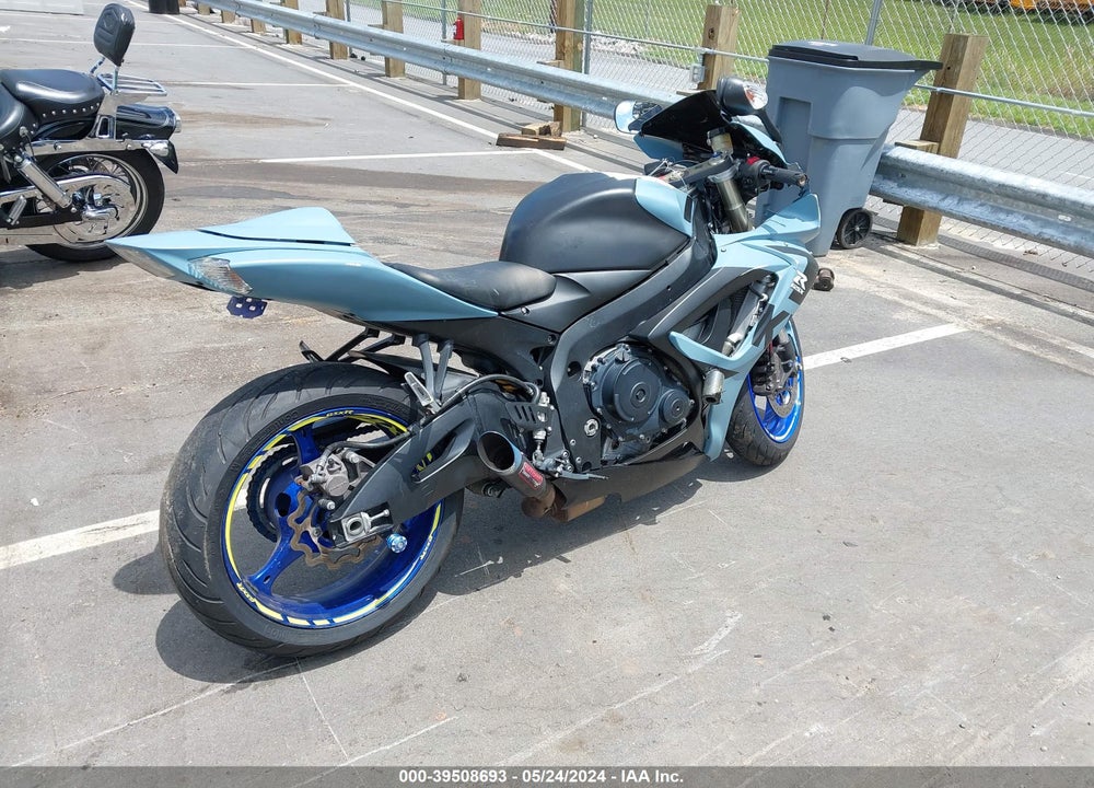2006 SUZUKI GSX-R600 K6 VIN: JS1GN7DA362113962