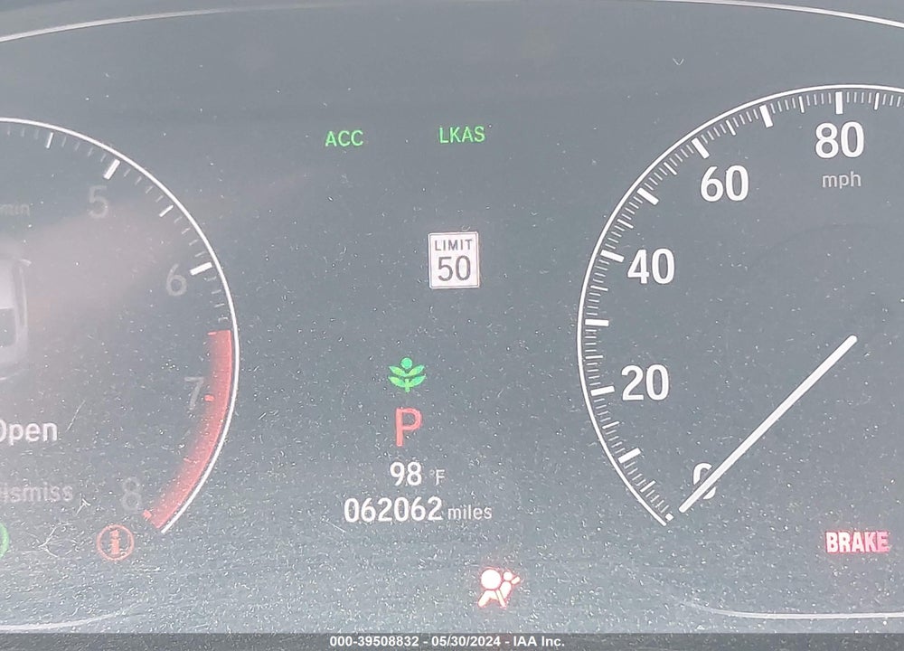 2019 HONDA ACCORD EX VIN: 1HGCV1F46KA160106