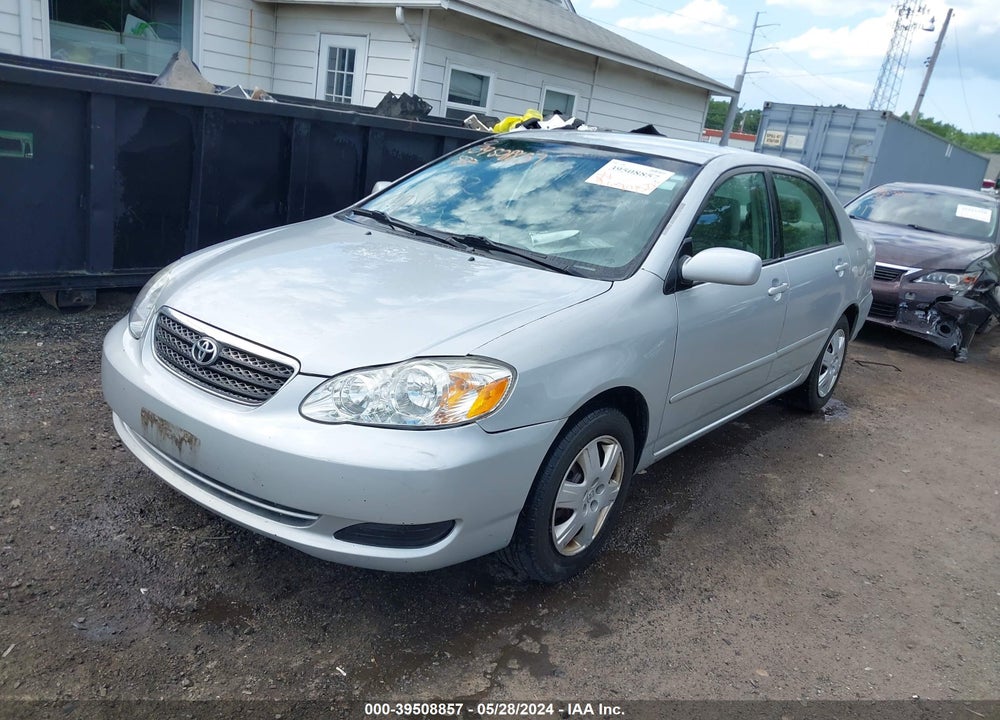 2008 TOYOTA COROLLA LE VIN: 2T1BR32E78C861217