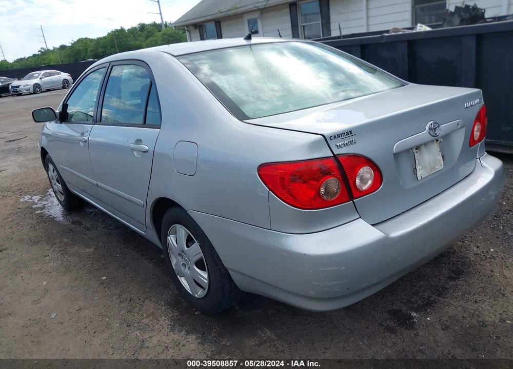 2008 TOYOTA COROLLA LE VIN: 2T1BR32E78C861217