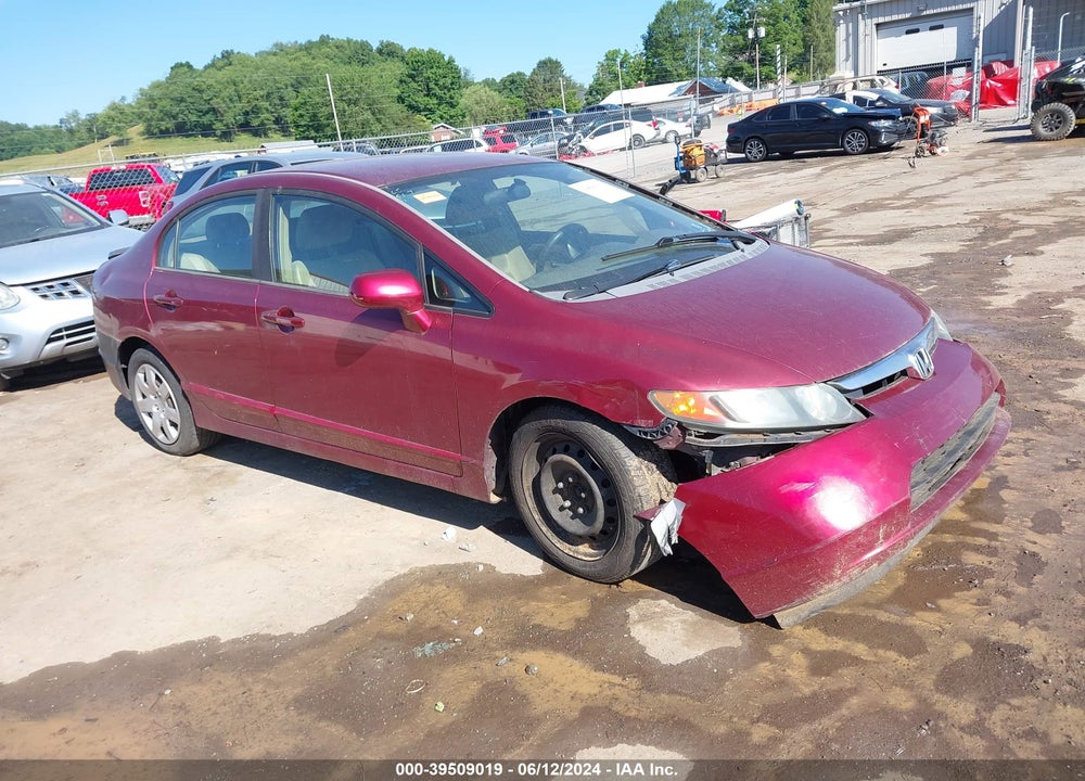 2006 HONDA CIVIC LX VIN: 1HGFA16506L057307