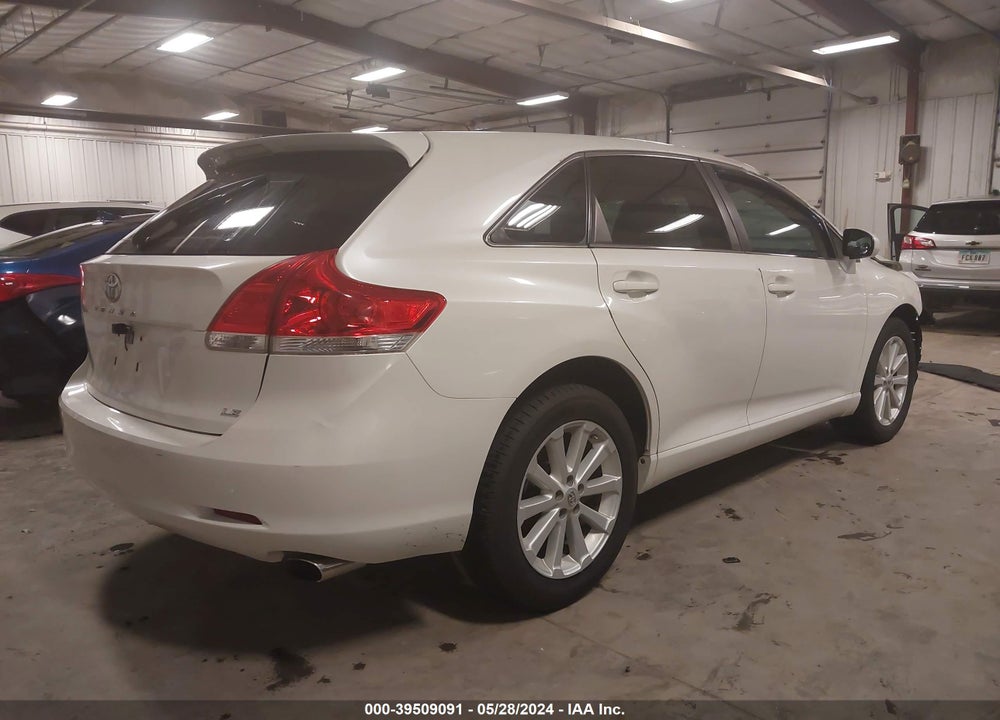 2012 TOYOTA VENZA LE VIN: 4T3ZA3BB3CU062027