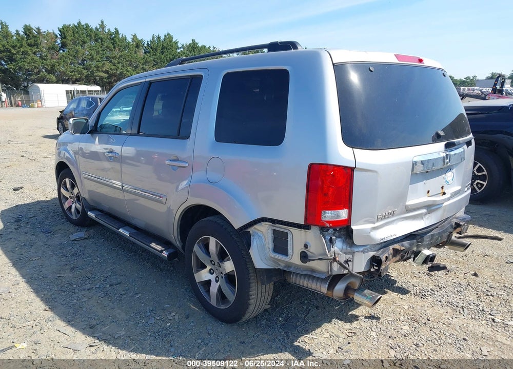 2012 HONDA PILOT TOURING VIN: 5FNYF4H91CB022431